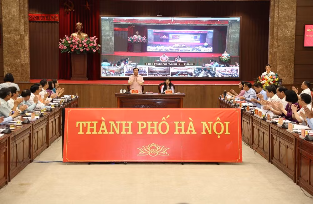 Quang cảnh hội nghị đối thoại sáng 9/8.