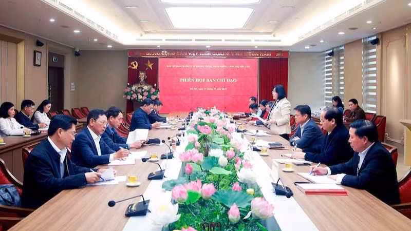 Quang cảnh hội nghị chiều 14/1.
