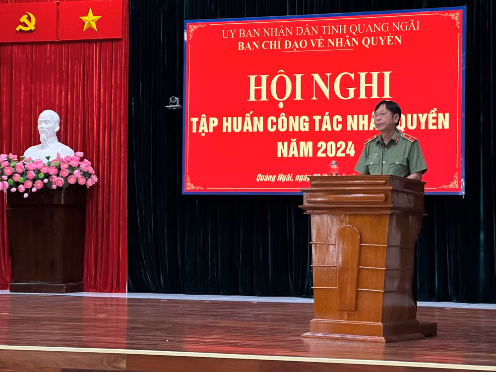 Thiếu tướng Nguyễn Văn Kỷ, Phó Cục trưởng Cục Đối ngoại, Phó Chánh Văn phòng Thường trực về Nhân quyền Chính phủ khẳng định nhân quyền là công tác chung của cả hệ thống chính trị. (Ảnh: BTC) Thiếu tướng Nguyễn Văn Kỷ, Phó Cục trưởng Cục Đối ngoại, Phó Chánh Văn phòng Thường trực về Nhân quyền Chính phủ khẳng định nhân quyền là công tác chung của cả hệ thống chính trị. (Ảnh: BTC)