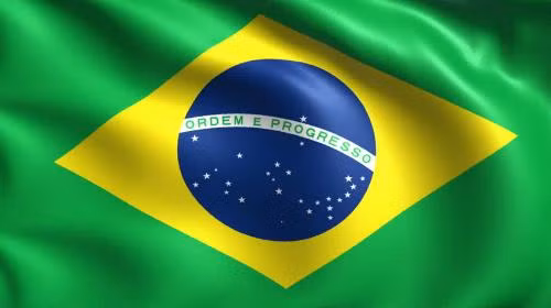 Quốc kỳ Brazil. (Ảnh: Shutterstock)