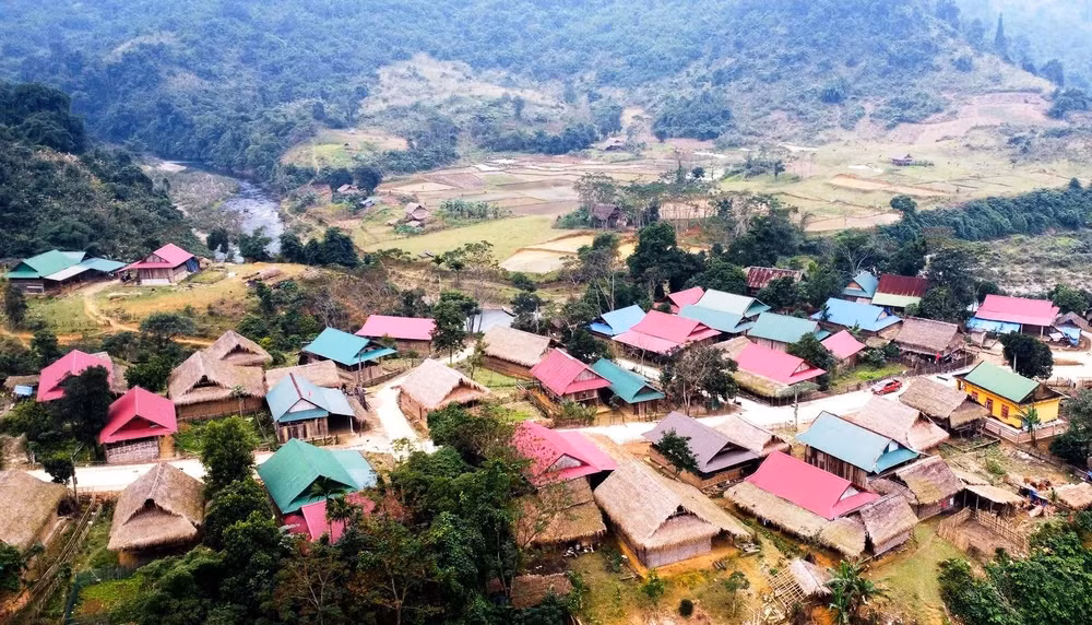 Bản Búng hôm nay. Ảnh: NH.LÂN