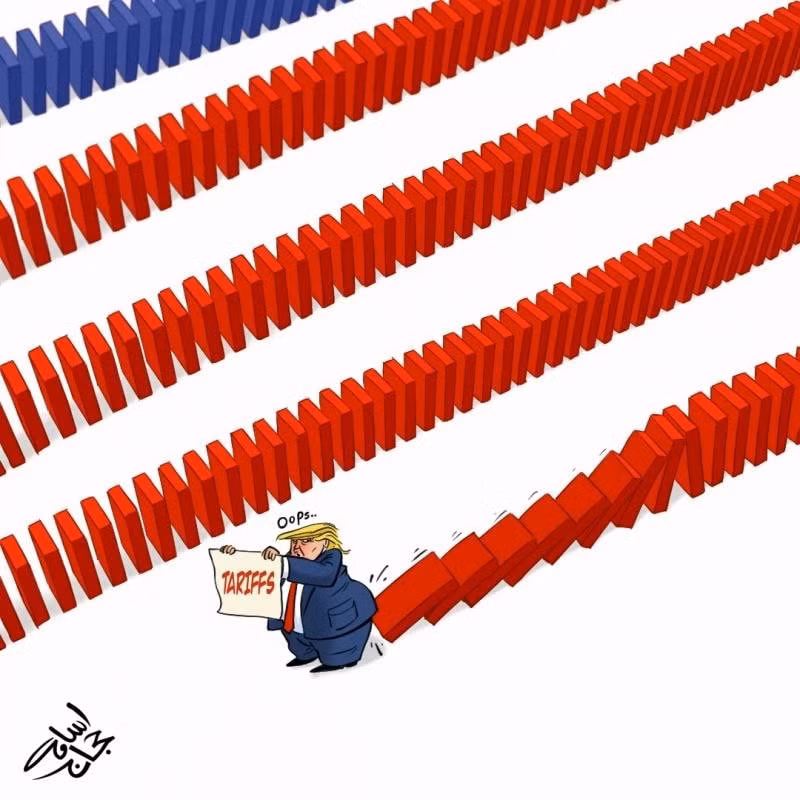 Biếm họa: OSAMA HAJJAJ