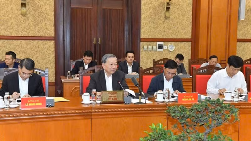 Tổng Bí thư Tô Lâm chủ trì phiên họp thứ hai của Ban Chỉ đạo Trung ương về phát triển khoa học, công nghệ, đổi mới sáng tạo và chuyển đổi số, ngày 4/3/2025.