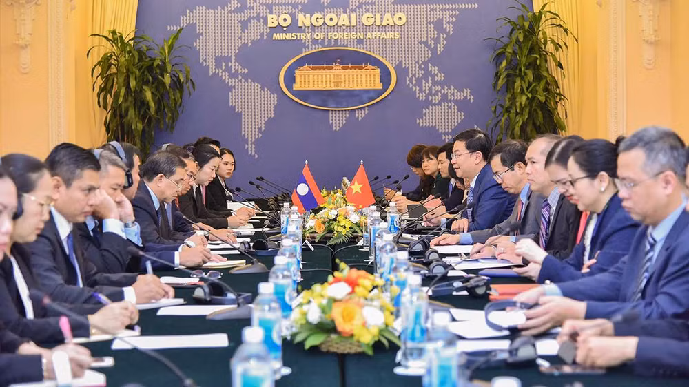 Tham khảo chính trị Việt Nam-Lào lần thứ 7. (Ảnh: Báo Thế giới và Việt Nam) Tham khảo chính trị Việt Nam-Lào lần thứ 7. (Ảnh: Báo Thế giới và Việt Nam)