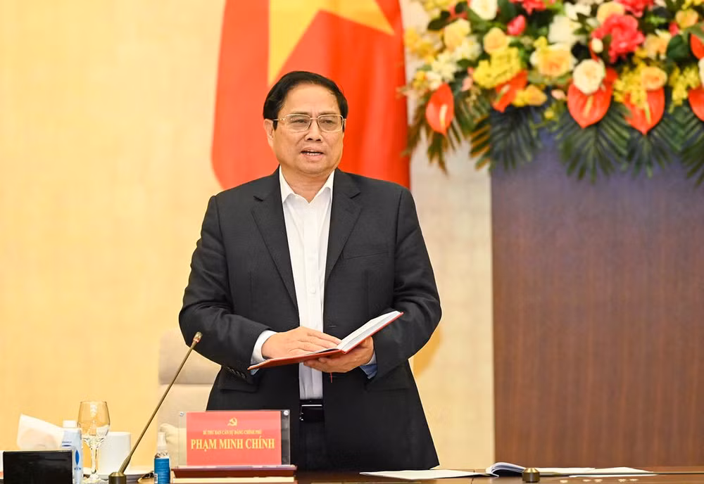 [Ảnh] Thủ tướng và Chủ tịch Quốc hội chủ trì hội nghị giữa Đảng đoàn Quốc hội với Ban Cán sự Đảng Chính phủ ảnh 9