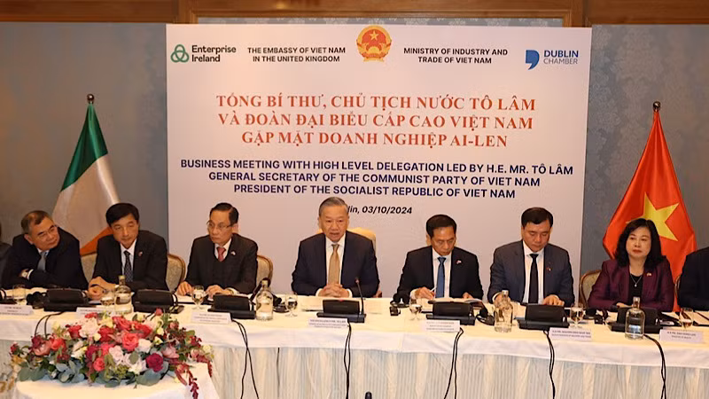 Tổng Bí thư, Chủ tịch nước Tô Lâm phát biểu.