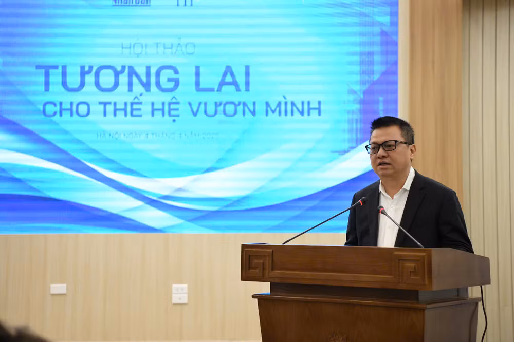 Tổng Biên tập Lê Quốc Minh phát biểu bế mạc Hội thảo. Ảnh: THẾ DƯƠNG Tổng Biên tập Lê Quốc Minh phát biểu bế mạc Hội thảo. Ảnh: THẾ DƯƠNG