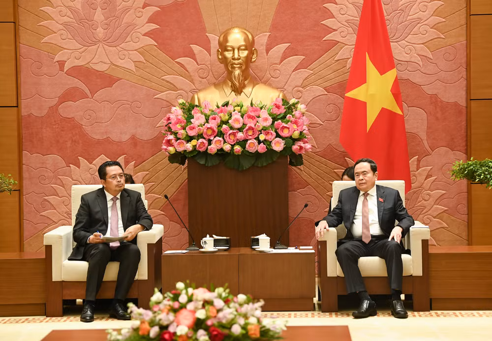 Quang cảnh buổi tiếp. (Ảnh: DUY LINH) Quang cảnh buổi tiếp. (Ảnh: DUY LINH)