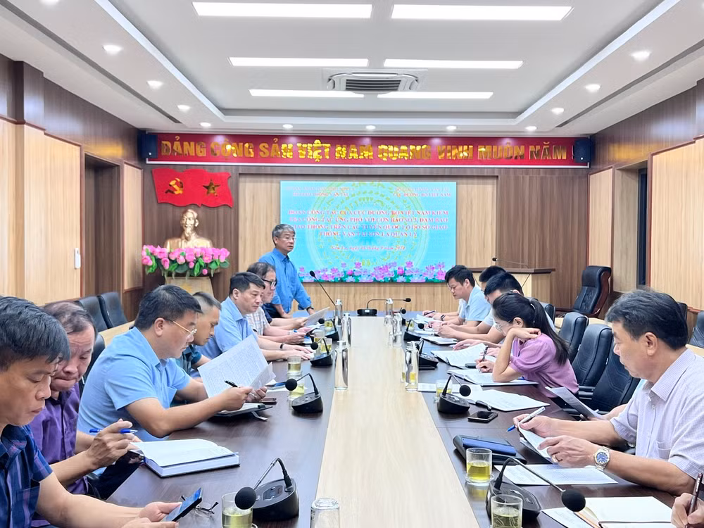Cục Đường bộ Việt Nam kiểm tra công tác chuẩn bị phòng chống ứng phó và sẵn sàng khắc phục hậu quả Bão số 3 tại Sơn La.