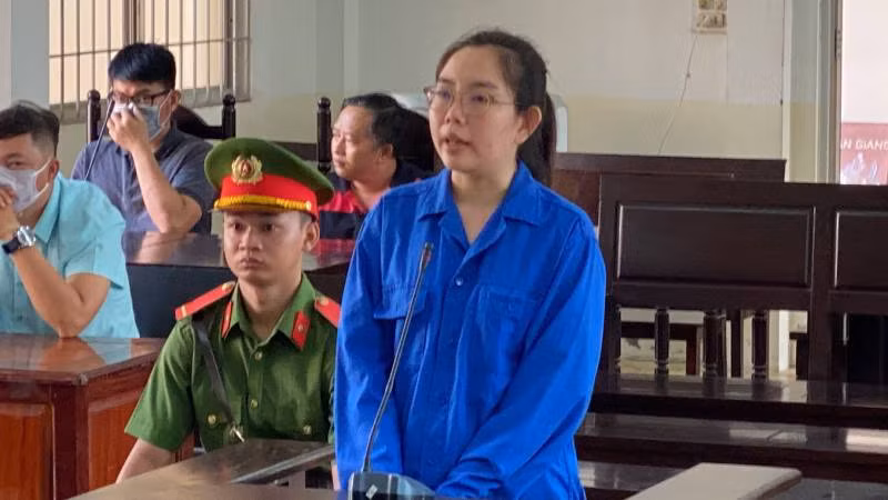 Bị cáo Trúc Vi lãnh án chung thân.