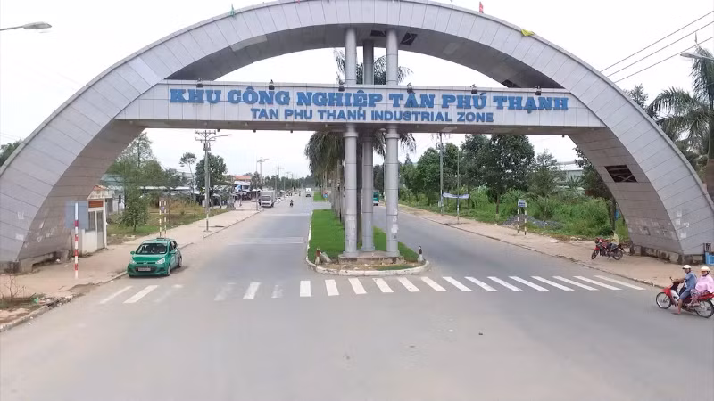 Khu công nghiệp Tân Phú Thạnh tại tỉnh Hậu Giang.