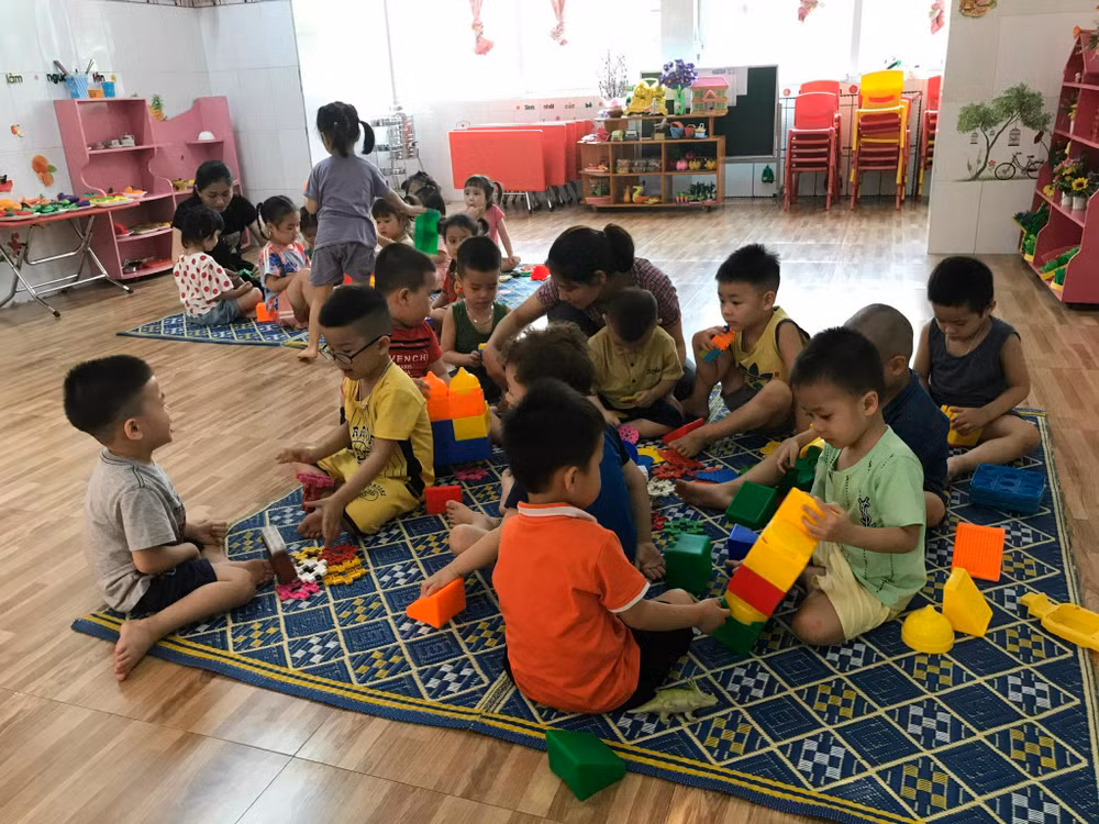 Trẻ mầm non tại thành phố Vinh