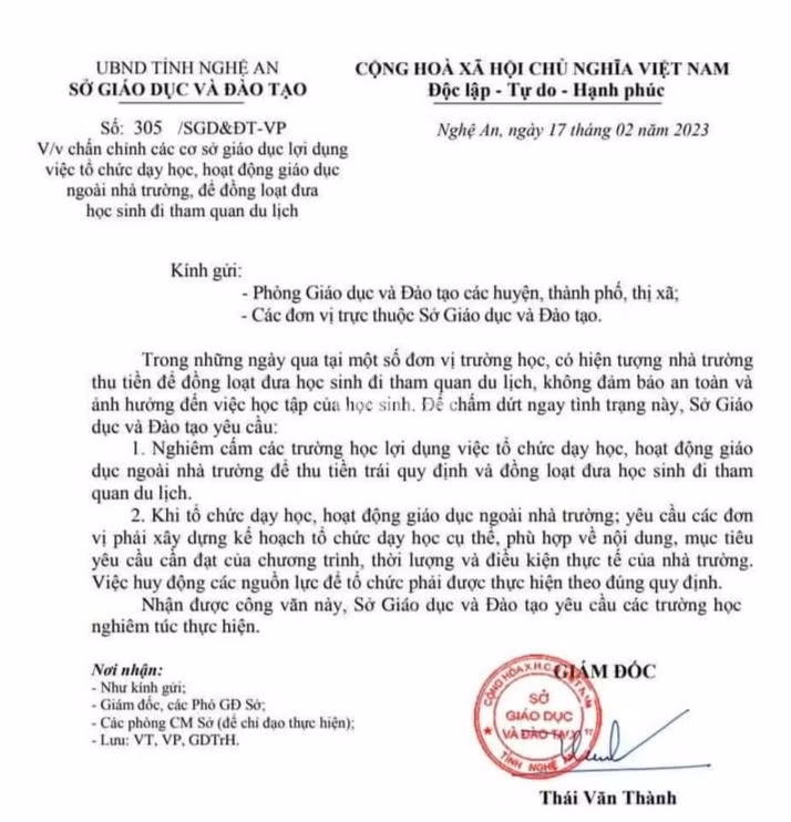 Văn bản chấn chỉnh của Sở Giáo dục và Đào tạo Nghệ An. Văn bản chấn chỉnh của Sở Giáo dục và Đào tạo Nghệ An.
