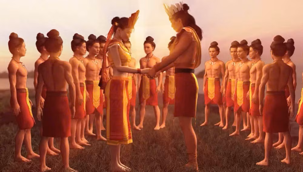 Phim tài liệu Thời đại Hùng Vương được chiếu thử nghiệm.