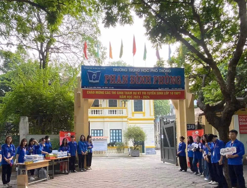 (Ảnh: Trường THPT Phan Đình Phùng)
