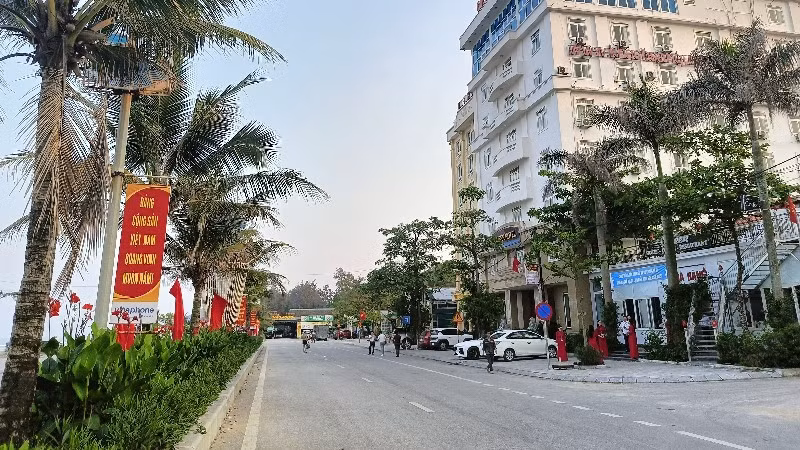Cơ sở hạ tầng du lịch tại khu vực biển Hải Hòa, thị xã Nghi Sơn.