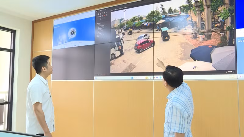 Sầm Sơn vận hành hệ thống camera thông minh.