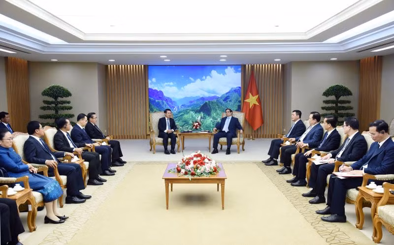 Quang cảnh buổi tiếp.