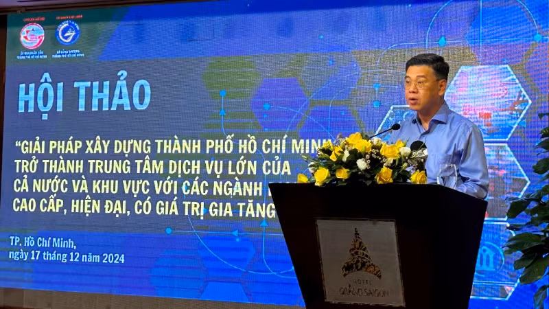 Phó Chủ tịch Ủy ban nhân dân Thành phố Hồ Chí Minh Nguyễn Văn Dũng phát biểu, gợi ý một số chủ đề thảo luận tại hội thảo. Phó Chủ tịch Ủy ban nhân dân Thành phố Hồ Chí Minh Nguyễn Văn Dũng phát biểu, gợi ý một số chủ đề thảo luận tại hội thảo.