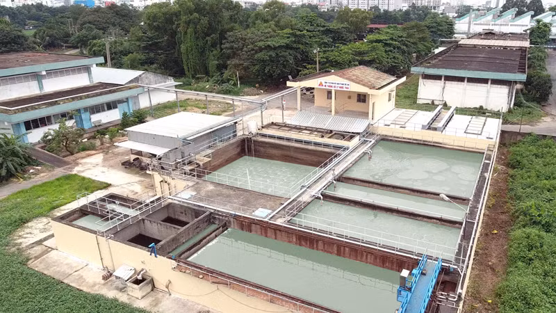 Hệ thống xử lý nước thải tại VISSAN.