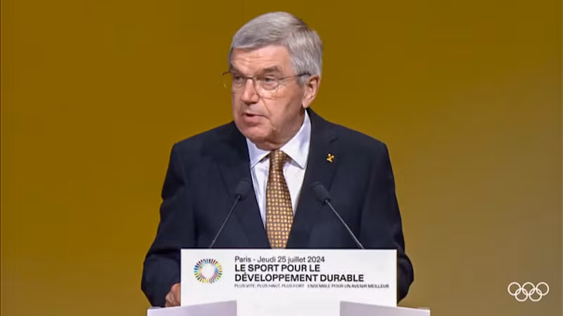 Chủ tịch IOC Thomas Bach nhấn mạnh tầm quan trọng của thể thao trong việc thúc đẩy một thế giới tốt đẹp hơn.