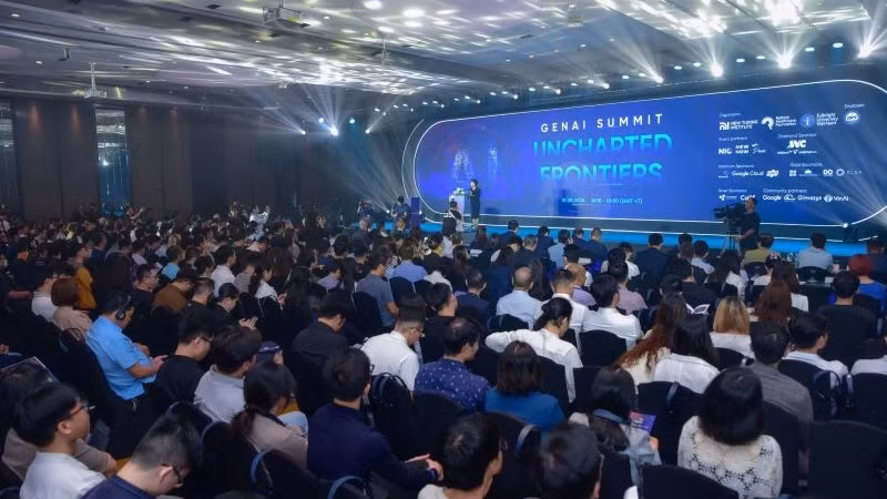 Quang cảnh Hội nghị Trí tuệ nhân tạo tạo sinh 2024 tại Thành phố Hồ Chí Minh. 