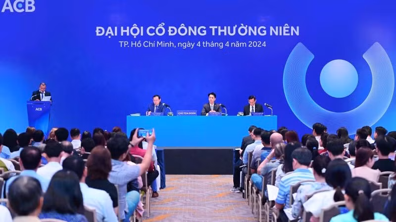 Quang cảnh Đại hội cổ đông thường niên ACB.