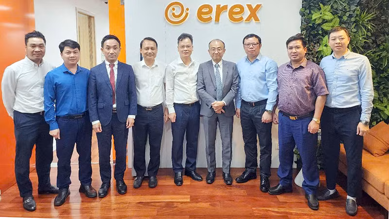 Đoàn công tác của tỉnh Lào Cai và lãnh đạo Công ty cổ phần Erex Nhật Bản.