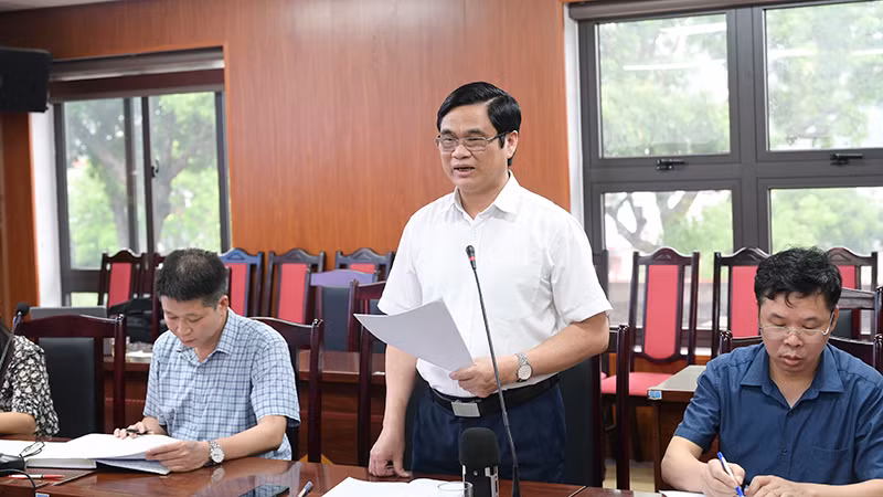 Đồng chí Đỗ Minh Tâm, Phó Giám đốc Sở Giáo dục và Đào tạo tỉnh Lào Cai thông tin về Kỳ thi tốt nghiệp THPT năm 2025.