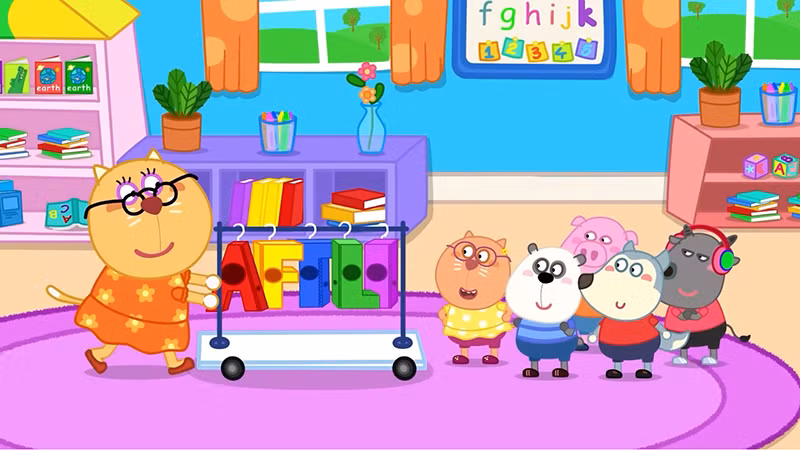 Hình ảnh bộ nhân vật hoạt hình Wolfoo do Sconnect Việt Nam sở hữu bản quyền. (Ảnh: Sconnect Việt Nam)