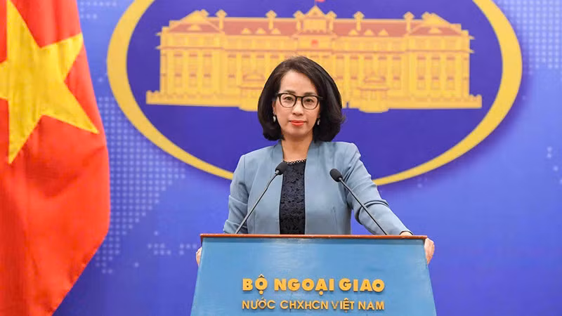 Người phát ngôn Bộ Ngoại giao Phạm Thu Hằng. (Ảnh: Bộ Ngoại giao)