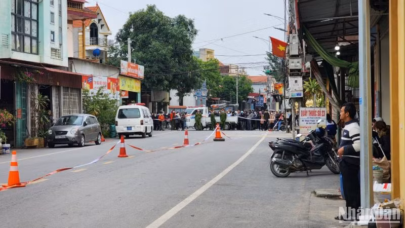 Hiện trường vụ việc. 