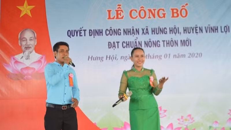 Hưng Hội là xã được công nhận đạt chuẩn nông thôn mới sớm so nhiều xã trong huyện Vĩnh Lợi và tỉnh Bạc Liêu. (Ảnh: TRỌNG DUY)