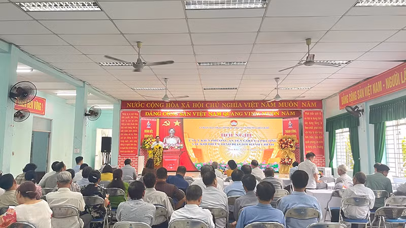 Phường Hòa Khê tổ chức hội nghị lấy ý kiến phương án tên gọi của phường sau khi điều chỉnh địa giới hành chính.