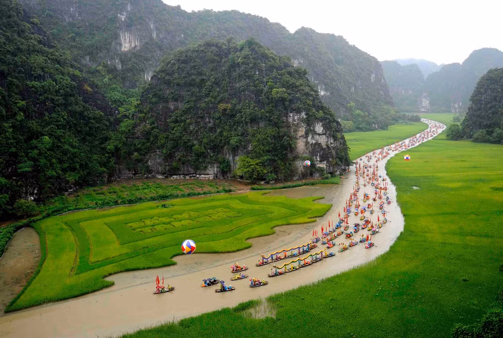 Tam Cốc - Bích Động là điểm đến hoàn hảo dành cho những ai muốn khám phá trọn vẹn vẻ đẹp non sông. (Ảnh: Sở Du lịch Ninh Bình)
