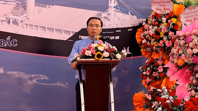SBIC hạ thủy thành công tàu chở hàng rời trọng tải 45.000 DWT ảnh 2 SBIC hạ thủy thành công tàu chở hàng rời trọng tải 45.000 DWT ảnh 2