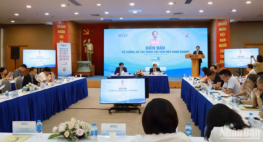 Toàn cảnh Diễn đàn “Tư tưởng Hồ Chí Minh với văn hóa kinh doanh”
