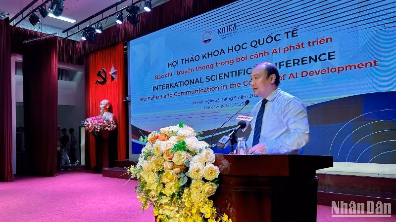 PGS,TS Lê Hải Bình, Thứ trưởng Thường trực Bộ Văn hóa, Thể thao và Du lịch, phát biểu tại hội thảo. (Ảnh: HẢI YẾN) PGS,TS Lê Hải Bình, Thứ trưởng Thường trực Bộ Văn hóa, Thể thao và Du lịch, phát biểu tại hội thảo. (Ảnh: HẢI YẾN)