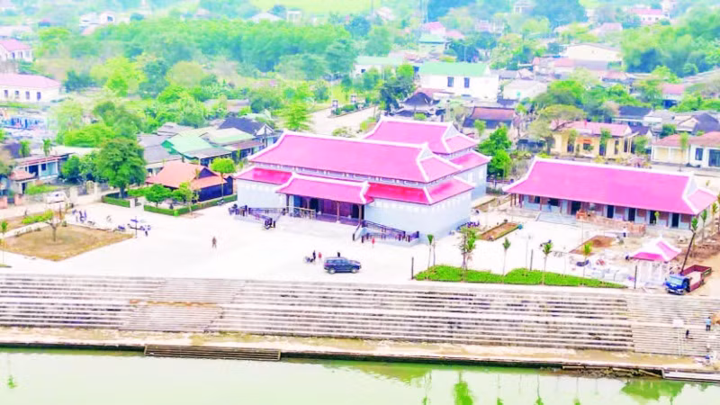 Khu lưu niệm Tổng Bí thư Lê Duẩn được bảo tồn, tôn tạo khang trang.