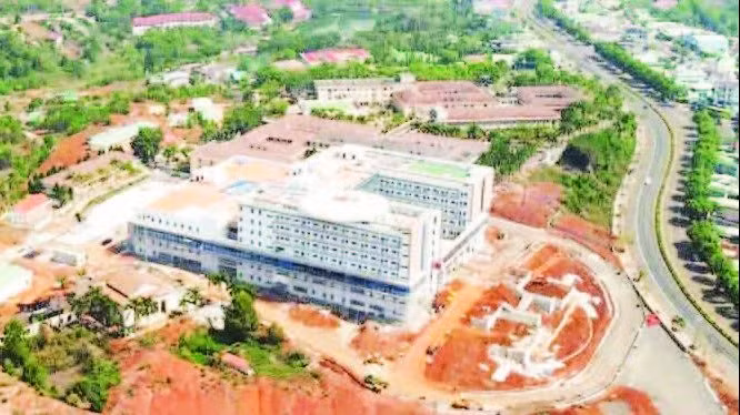 Dự án nâng cấp Bệnh viện đa khoa tỉnh Đắk Nông, một trong những công trình trọng điểm của tỉnh.