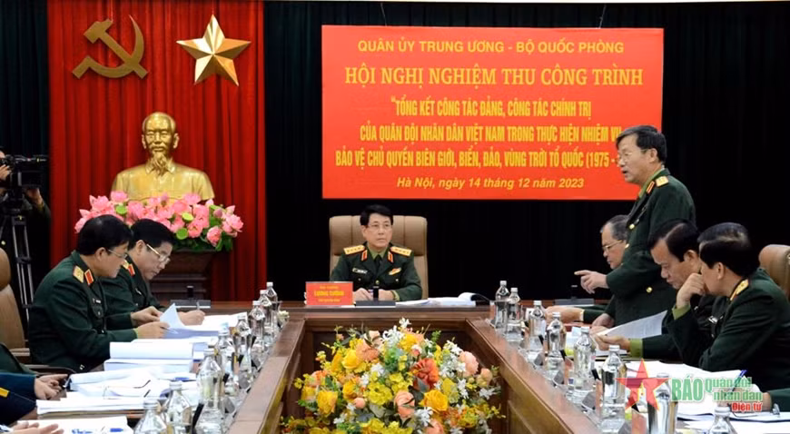 Quang cảnh hội nghị. (Nguồn: Báo Quân đội nhân dân)