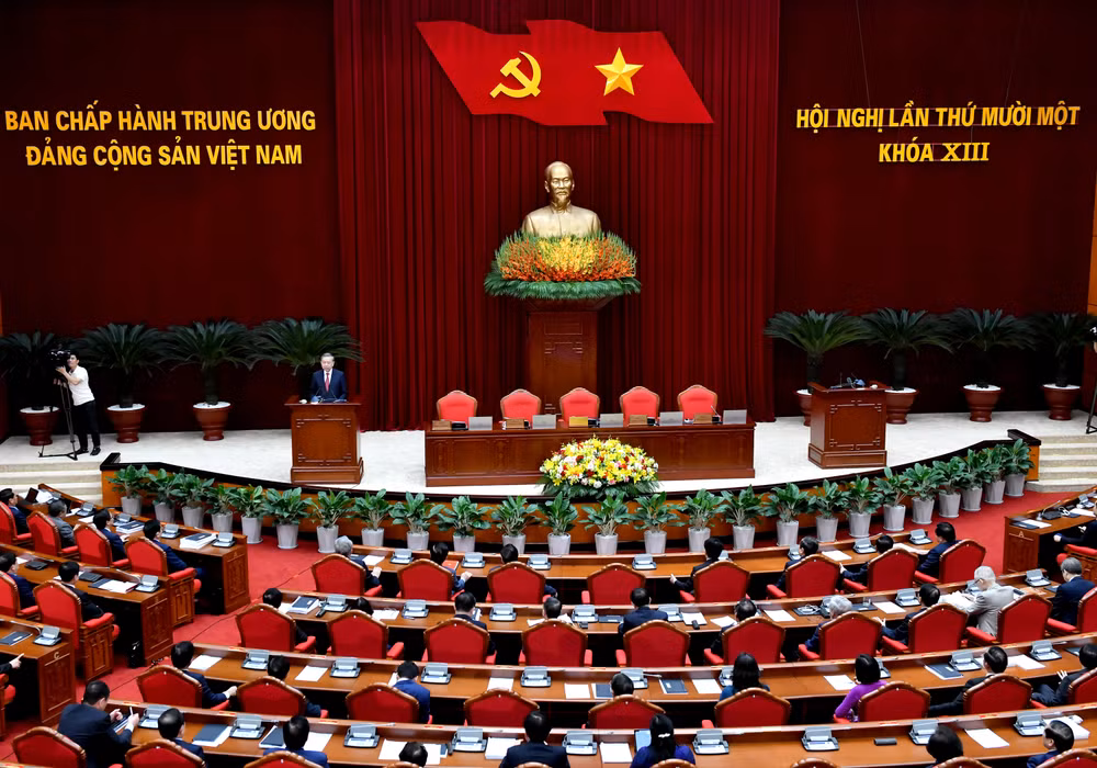 Hội nghị Trung ương 11 khóa XIII đã quyết nghị nhiều nội dung có ý nghĩa chiến lược đối với sự phát triển của đất nước. (Ảnh: Đăng Khoa)