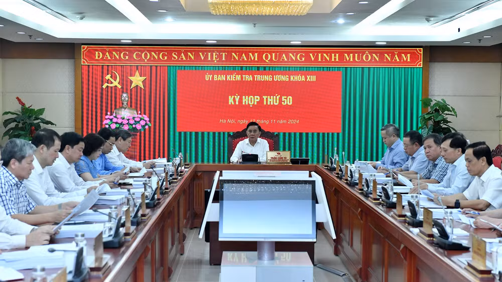 Tại Kỳ họp thứ 50, Ủy ban Kiểm tra Trung ương đã đề nghị cấp có thẩm quyền xem xét, thi hành kỷ luật một số tổ chức đảng, đảng viên. (Ảnh: Đăng Khoa)