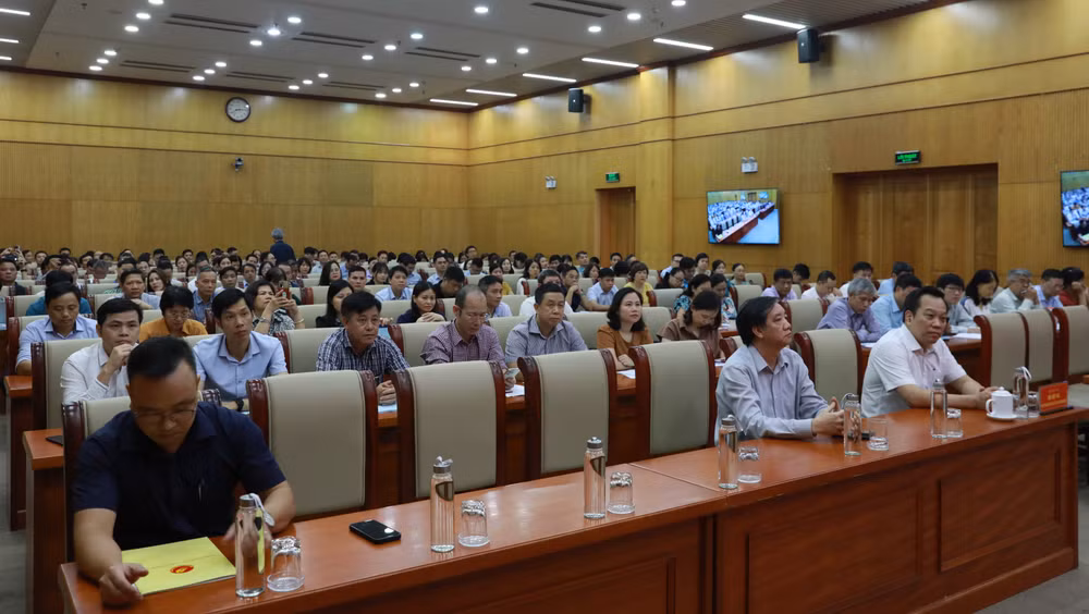 Các đại biểu dự lớp bồi dưỡng.