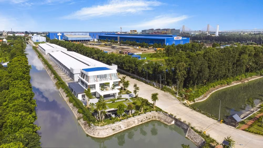 Khu công nghiệp sinh thái Nam Cầu Kiền (Hải Phòng) hấp dẫn các nhà đầu tư FDI nhờ định hướng giảm phát thải carbon.