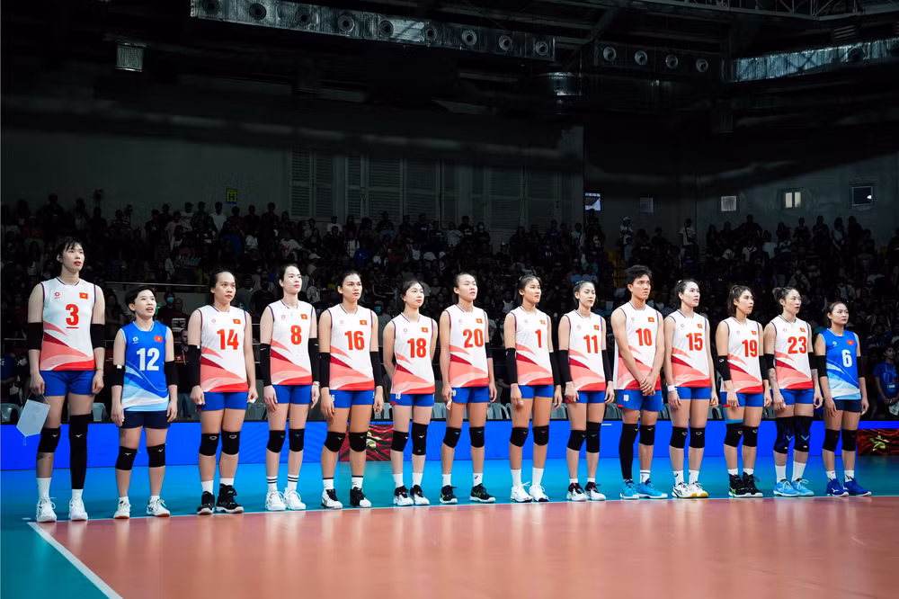 Đội tuyển Bóng chuyền nữ Việt Nam ra quân thuận lợi tại FIVB Challenger Cup 2024. (Ảnh: FIVB)
