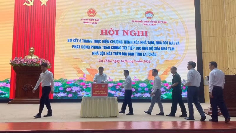 Tỉnh Lai Châu kêu gọi tiếp tục ủng hộ người để xóa nhà tạm, nhà dột nát trên địa bàn.