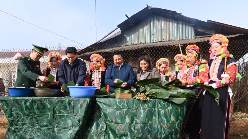 “Xuân Biên phòng ấm lòng dân bản” là hoạt động được Bộ đội Biên phòng Lai Châu thường niên hướng về đồng bào vùng biên giới.