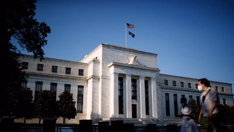 Trụ sở Cục Dự trữ Liên bang Mỹ tại Washington DC. (Ảnh: XINHUA)