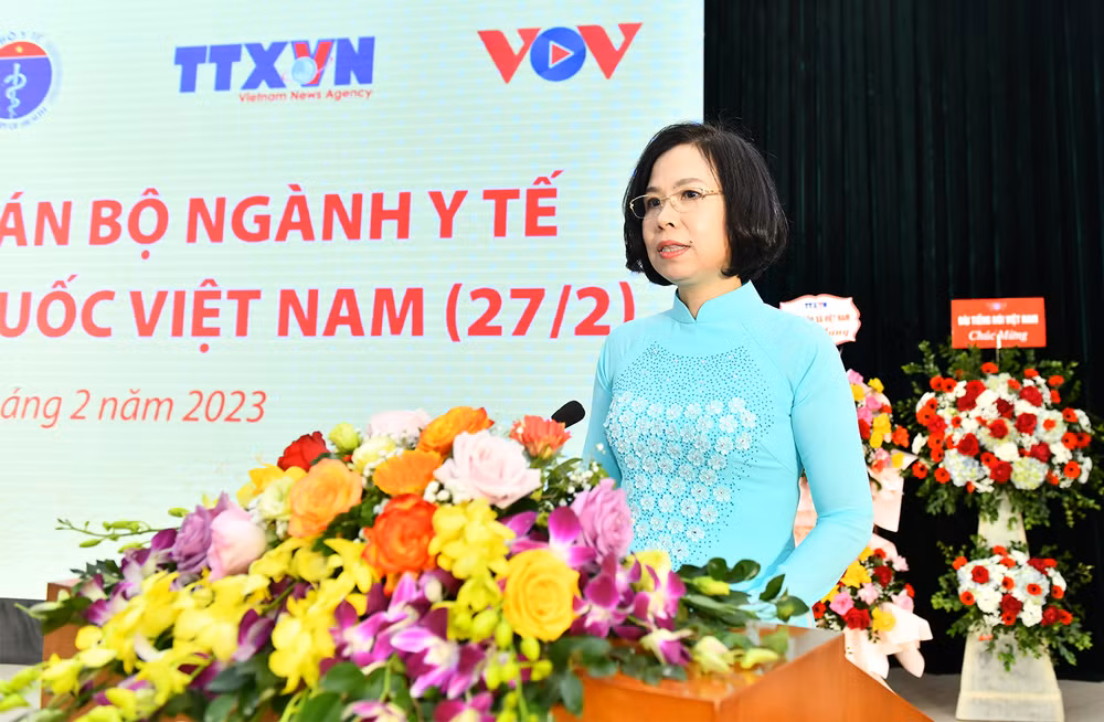 Tổng Giám đốc Thông tấn xã Việt Nam Vũ Việt Trang phát biểu tại buổi gặp mặt. Tổng Giám đốc Thông tấn xã Việt Nam Vũ Việt Trang phát biểu tại buổi gặp mặt.